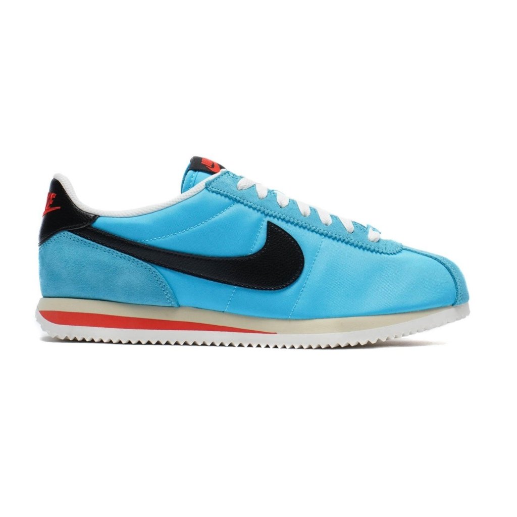 Nike Cortez Txt Men`S Casual Shoes Baltic Blue Black Hf0263-401 New